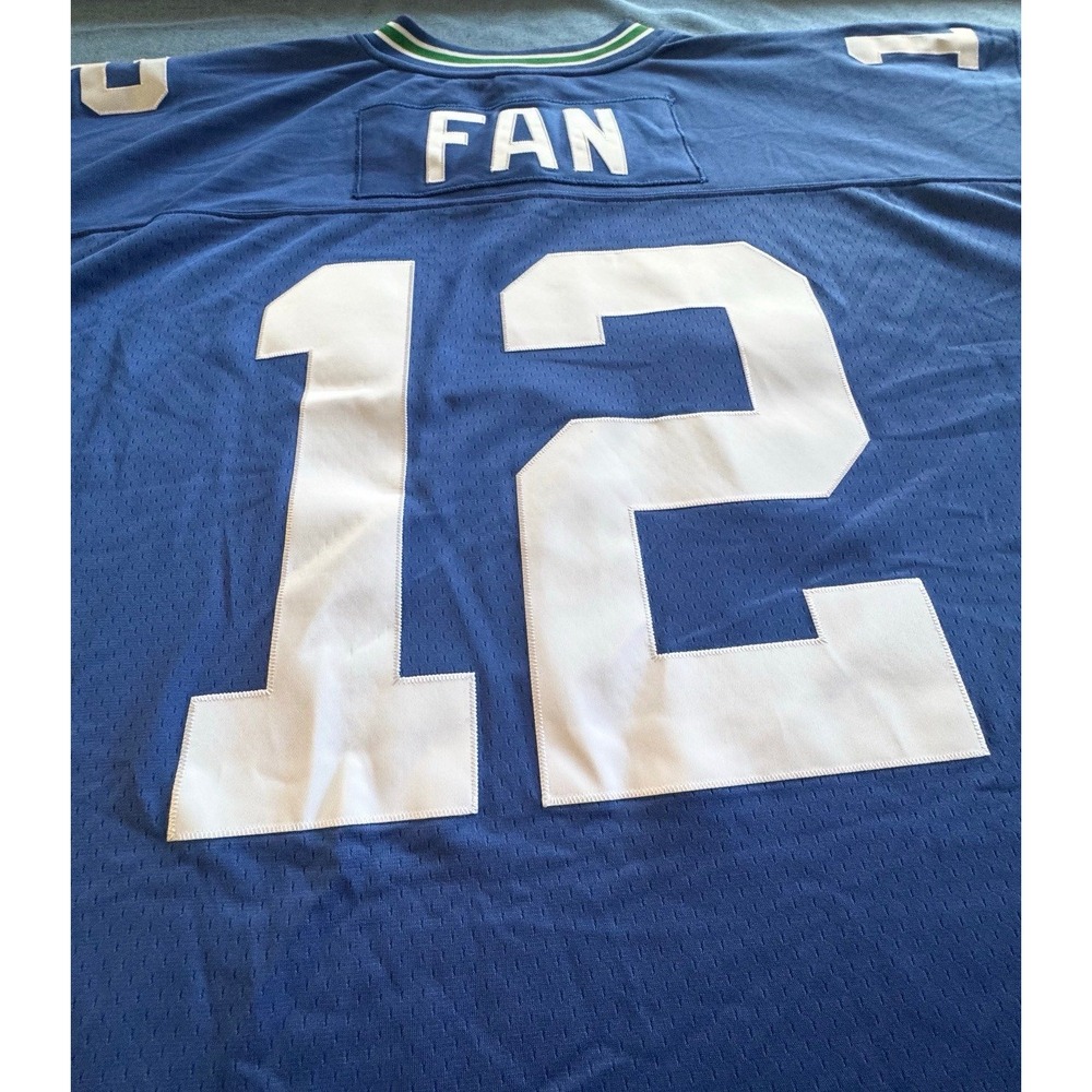 Seattle Seahawks 12 Fan Retro Jersey Mitchell & Ness 3XL NEW - Picture 5 of 10